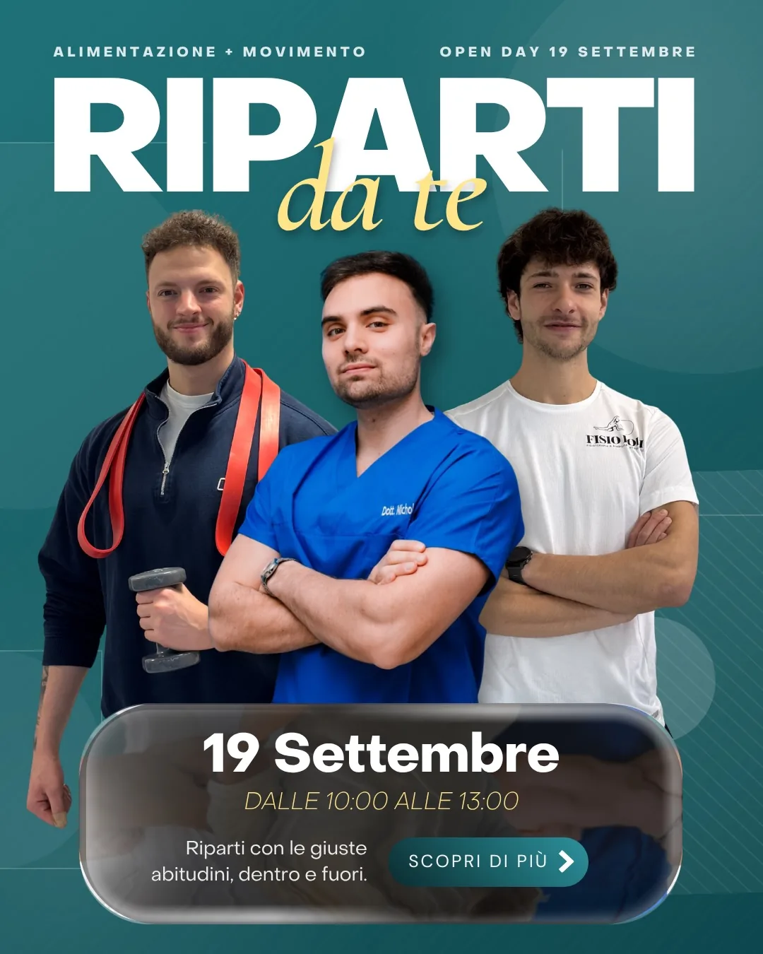 Riparti da te, open day del 19 settembre 2026
